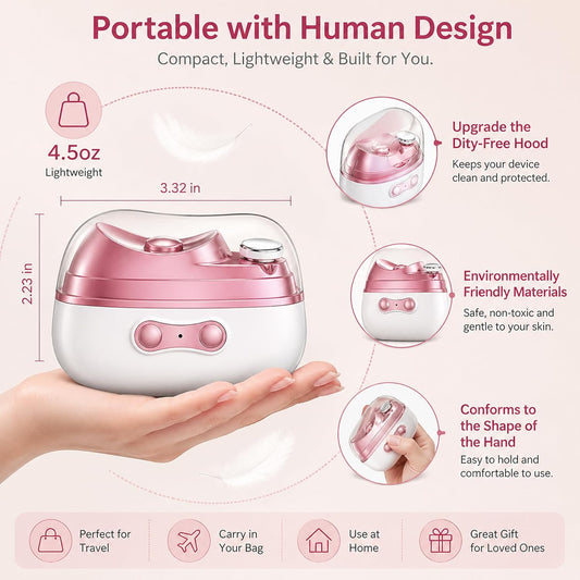 Electric Nail Clipper 4 in 1 Upgraded Rechargeable Automatic Nail Trimmer with LED Light