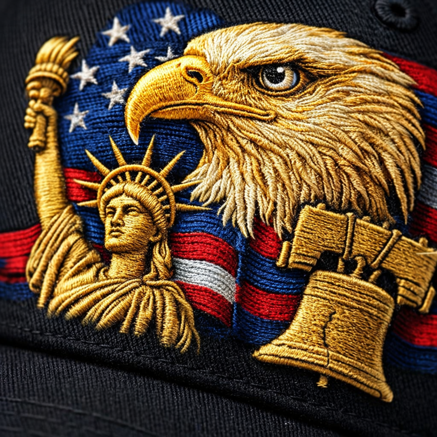 USA 250 Year Anniversary Patriotic Cap (Black)