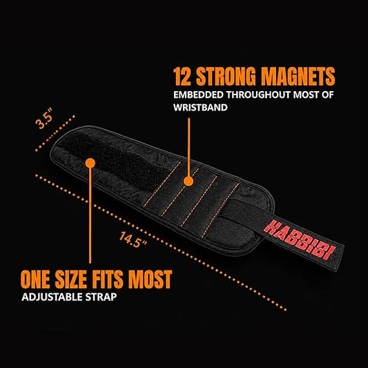 LED Flashlight Gloves for Men with Magnetic Wristband