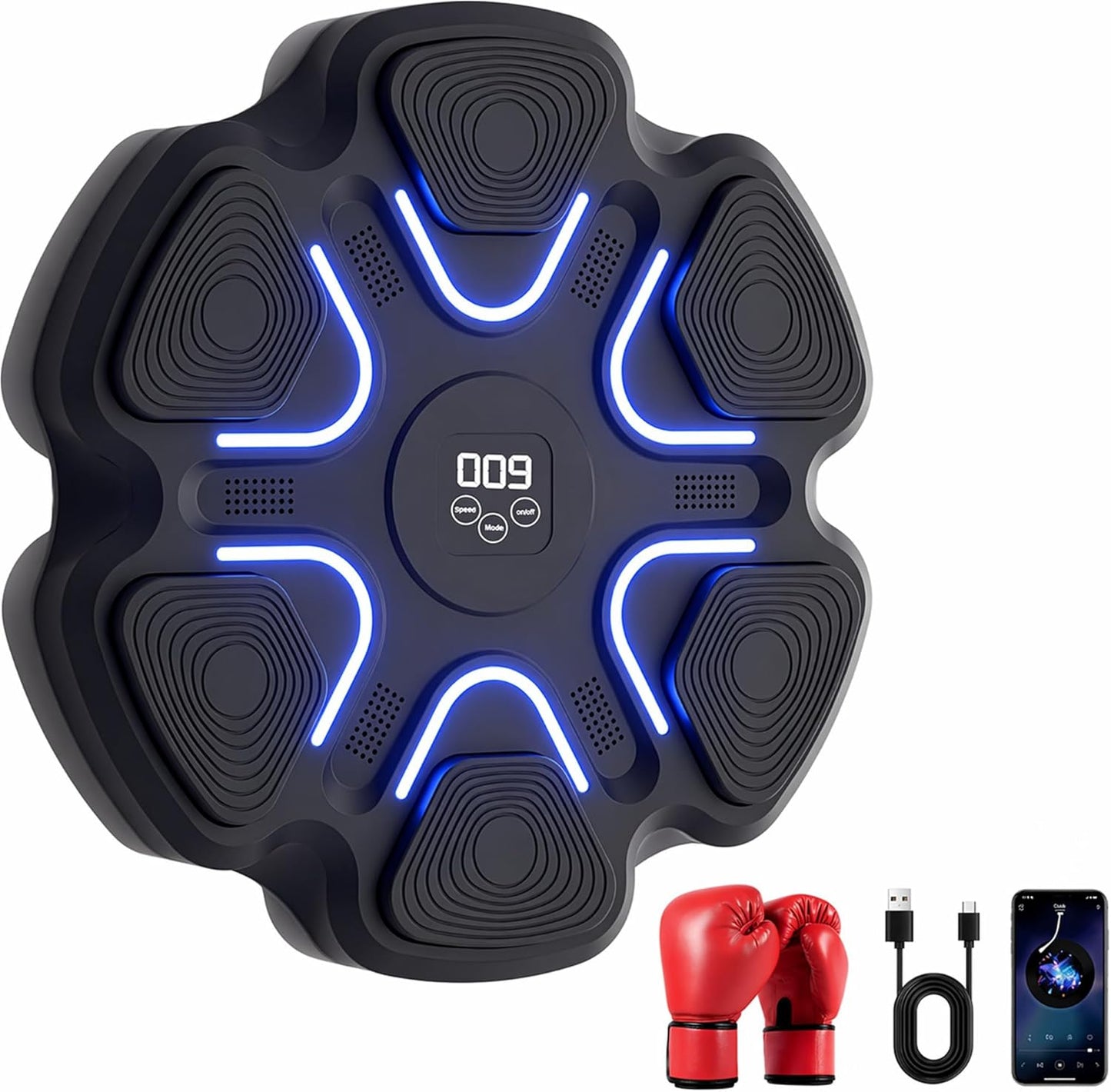 Music Boxing Machine for Adults – Wall Boxing Punching Pad