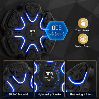 Music Boxing Machine for Adults – Wall Boxing Punching Pad