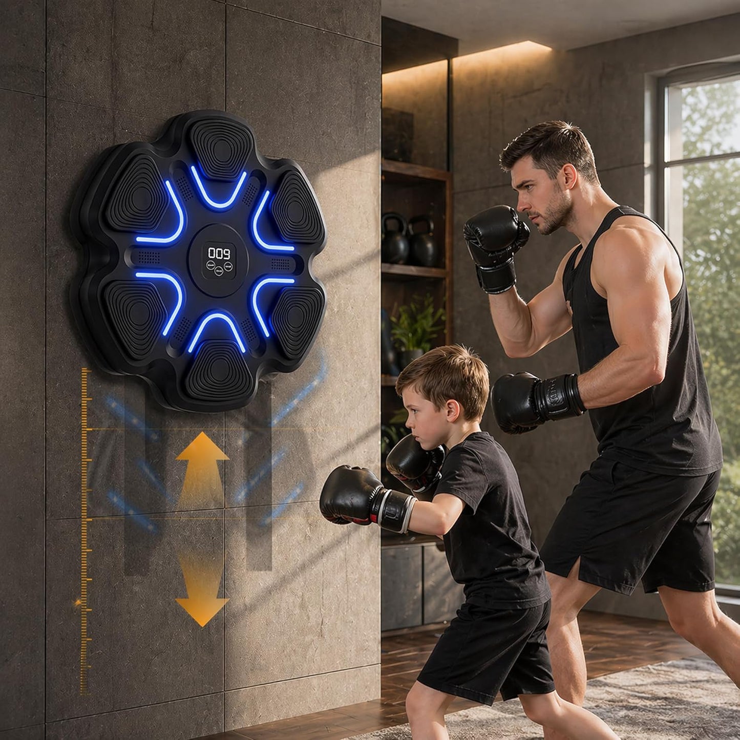 Music Boxing Machine for Adults – Wall Boxing Punching Pad
