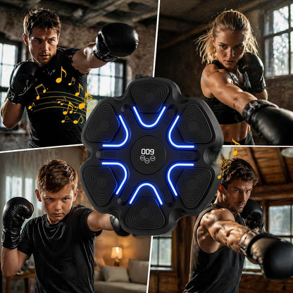 Music Boxing Machine for Adults – Wall Boxing Punching Pad